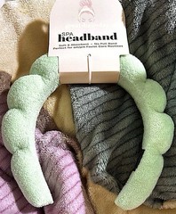 Great Hair Day Spa Headband Choose Your Color,purple,green,pink