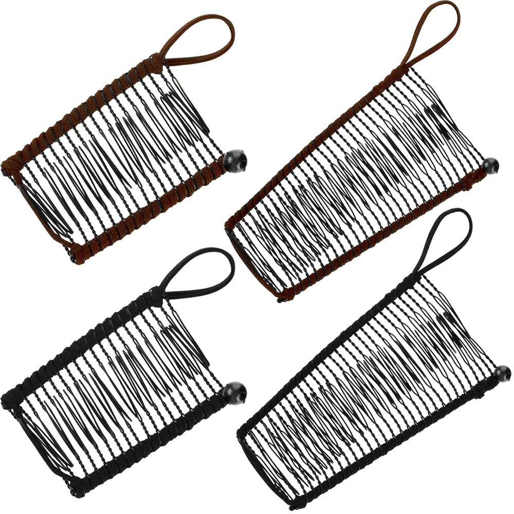 WILLBOND 4 Pcs Banana Hair Clips for Women Large Small Comb Vintage Clincher Ban