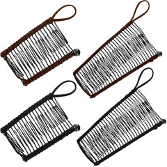 WILLBOND 4 Pcs Banana Hair Clips for Women Large Small Comb Vintage Clincher Ban