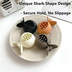 Pony Tail Clip 2 Pack Creative Fish Claw Korean Style Nonslip Hair Clamp Women