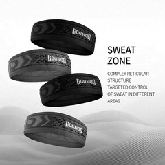 Headband Thin Stretch Sports Yoga Gym Hair Band Wrap Sweatband Womens Mens