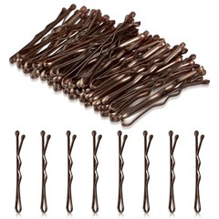 Mini Bobby Pins, 50PCS 1.37 Inch Small Curved Hair Pins Metal Wavy Hairpins H…