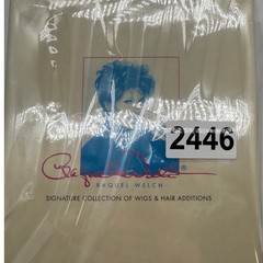 Raquel Welch Sparkle Put On Piece Hair Wrap Elastic Band Blond Highlights