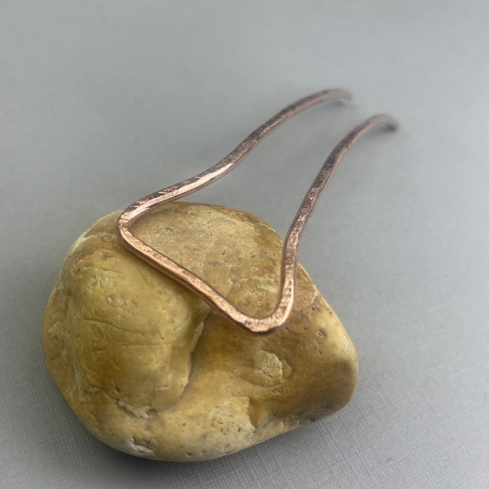 Hair Stick, Artist Made Hand Formed And Textured
