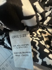 Wide Black & White Headband By Wear It To Heart