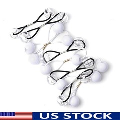 10pcs Ball Hair Ties Bubble Ponytail Holders Cute Elastic Accessories Kids New