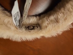 UGG AUSTRALIA Classic Sheepskin Earmuffs Creamy Tan Neutral Mustard Seed Beige