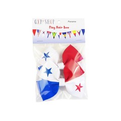 Panama Flag Hair Bow Girls Women Hair Accessories Cultural Multicultural Scho…
