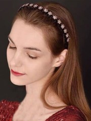 Headband Women Girl Hair Accessories Pearl Hair Band Simple Hair Loop Clip