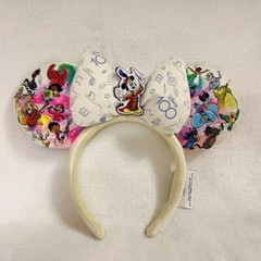 US Disney Park Mickey Minnie Mouse Ears Headband Sequined Disneyland Sequined