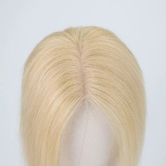 2.75″x4.3″ Thin Swiss 613# 100% Human Hair Topper Wiglet for Women Clip in 10″