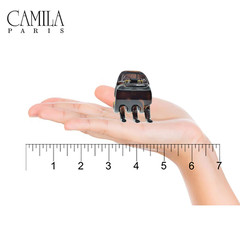 Paris NV124 French Hair Clip for Women, Small 1 Piece Tortoise Girls Hair Claw C