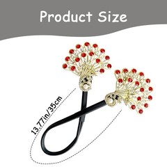 6 PCS Rhinestone Hair Bun Makers Fashion Lazy Maker 1 Count (Pack of 6)