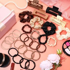 Yuxung 28 Pcs Hair Accessories Set for 1 Count (Pack of 28), Classic Color