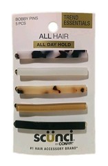 Scunci ~ Trend Essentials ~ Bobby Pins ~ All Hair / All Day Hold ~ 5 Pieces