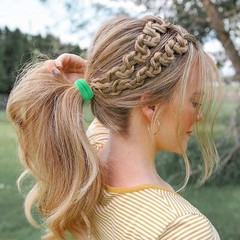 Women Elastic Hair Ties Seamless Hair Bands Ponytail Holders No Crease Damage US