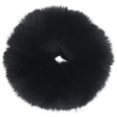 SUSULU Faux Fur Hair Bands, Set of 12 Count (Pack 1), Popular Mix Colors