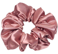 XXL Jumbo Women Charmeuse Red Blue Gold Satin Scrunchie Birthday Day, Mom gift