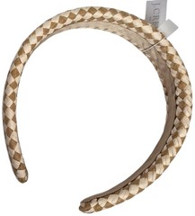J.Crew Factory Woven Puff Headband in Natural Woven One Size CI991 New with Tags