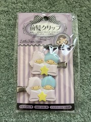 Sanrio Little Twin Stars Kiki Lala Bangs Hair Clip Set 2pc Japan No Crease New