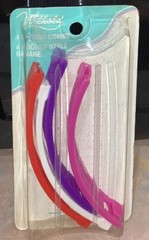 Vintage Wilhold Banana Comes~Barrettes~Clips~4 Pack~5″ to 6″~New