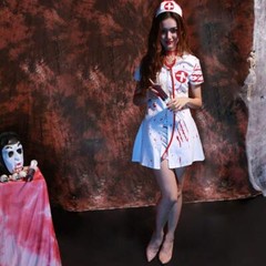 Nurse Hat Headband with Red CrossHalloween Party Supplies