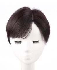 6.3″x7″Cap Fashion Pixie Cut 100% Human Hair Topper,Realistic Side Parting