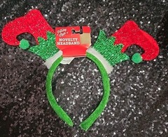 12 Pc Bulk Lot Mixed Christmas Headbands Head Piece Holiday Party Antlers Elf