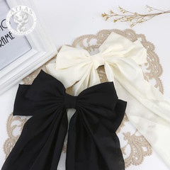 ATODEN Silky Satin Hair Bows 2Pcs Big Hair Bows for Women Hair Ribbons Oversized