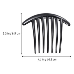 7 Tooth French Twist Comb, 3PCS Plastic Hair Clip, Hair Side Combs, Hair Accesso