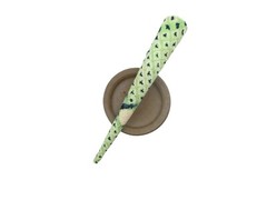 Green Shibori Kimono Hair Clip, 130mm Long Metal Hair Stick, Ship from USA