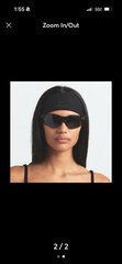 SKIMS X NIKE ONYX BLACK HEADBAND