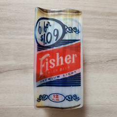 Fisher Lager Beer Logo Hair Claw Clip, White Red Blue Women Hair Accessory