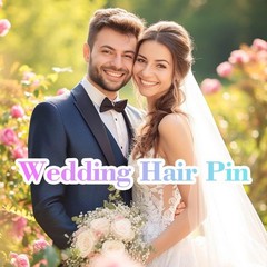 Flower Bride Wedding Hair Pins Silver Crystal Bridal Pearl Pieces 3 PCS Set