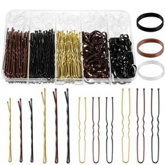 480 Pcs Bobby Pins Hair Kit, U Shaped 1 Count (Pack of 1), Multicolor