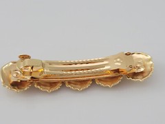 Shein Casual Gold Metal Hair French Clip 3.75″