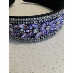 Embellished lilac Crystal Headband
