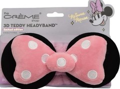 The Creme Shop Minnie Mouse Limited Edition 3D Teddy Plush Spa Headband Pink Bow