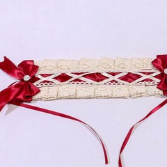Lolita Girl Hairband Japanese Headdress Cosplay Cute Maid Bow Headbands Gothic