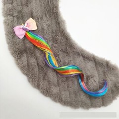 Twist Braid Rope Wig – Bowknot Crystal Elastic Rubber Band Headband Accessories