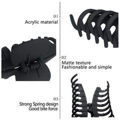 OWIIZI Large Hair Claw Clips for Women 4.3″ 4 Count (Pack of 1), Style 1