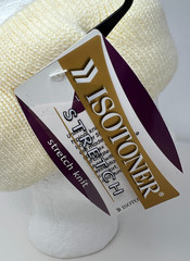 NWT Isotoner Stretch Knit Headband Ivory One Size