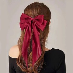 Large Bow Hair Clips – Stylish Ribbon Bowknot Barrettes Set for Women Girls