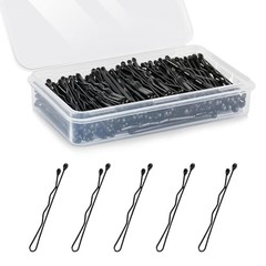 Mini Bobby Pins 150 Count 1.38 Inch Small Bobby Pins with Storage Box for Black
