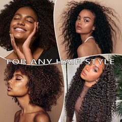 Braid Hair Ties Adjustable Ouchless Puff Cuff Afro Ponytail Holders Curly