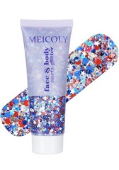 Red White and Blue Body Glitter,4Th of July Patriotic Accessories Hair Glitter f