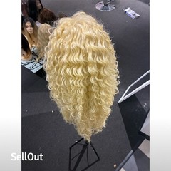 Tess wigs Long Blonde Curly Lace Front Wig Party Glamorous Unisex