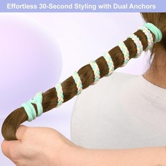 5 PCS Spiral Hair Ties, Rip Tie Ponytail Holder, Tangle-Free, Women, Girls