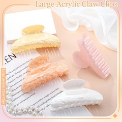 HairChrysm 4.2 Inch 1 Count (Pack of 4), white,champagne,blonde,light pink