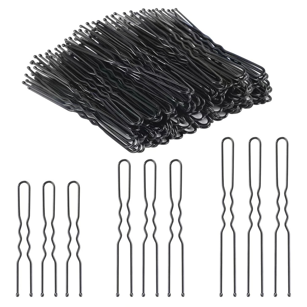 200PCS U-Shaped Hair Pins – French Hair Pins for Buns & Braids